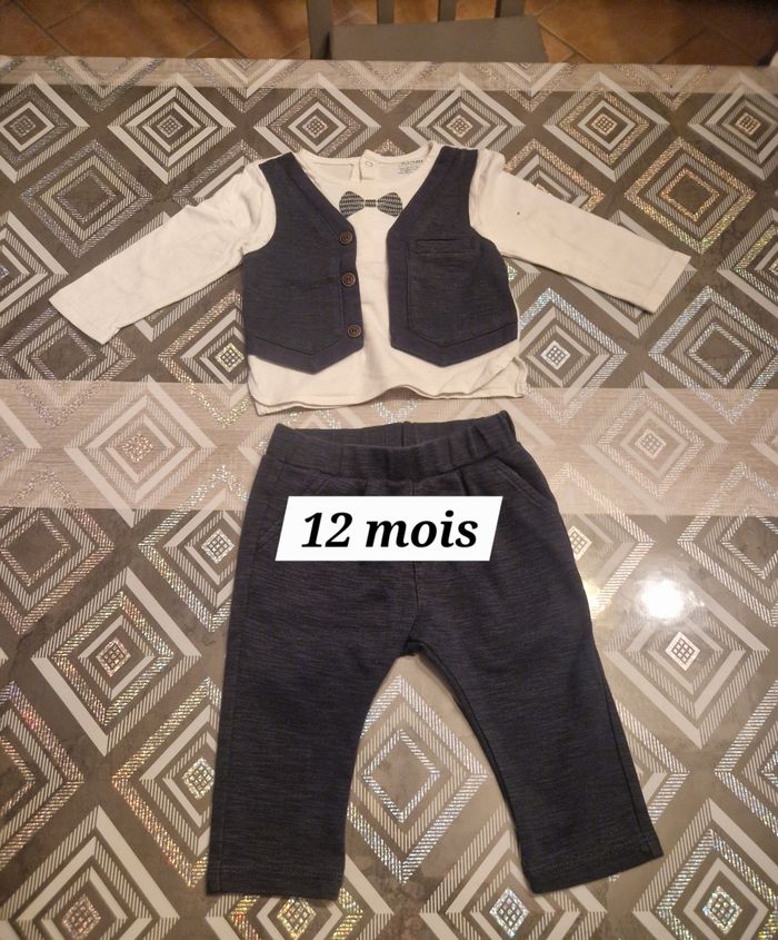Ensemble habillé 12 mois Kiabi