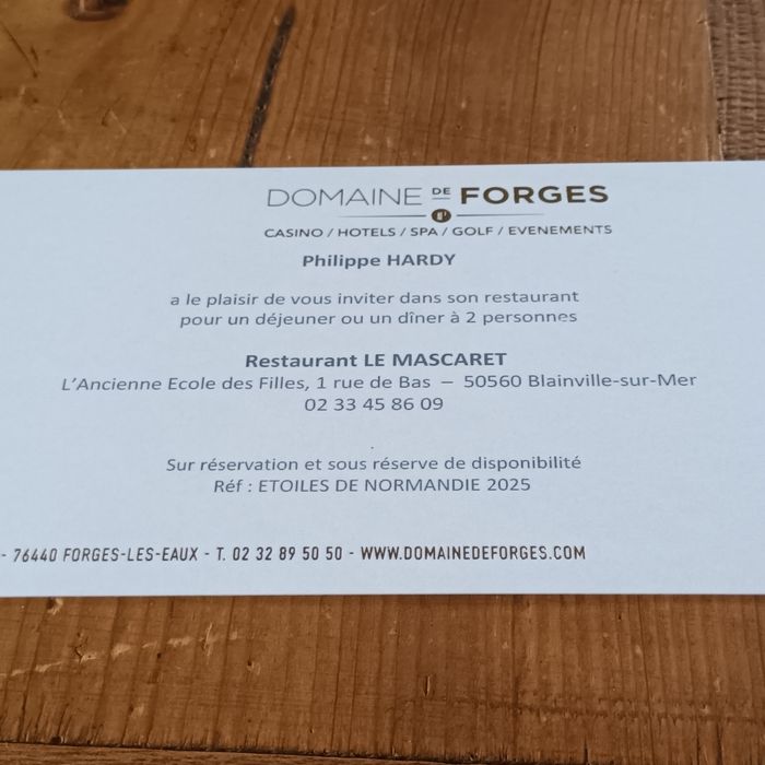 Vend 2 repas au restaurant