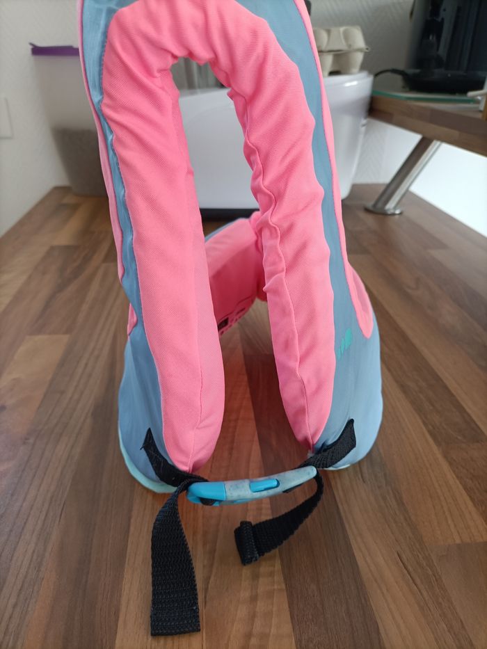 Gilet flottaison piscine ou mer 15-25 kg rose et bleu Nabaiji - photo numéro 3