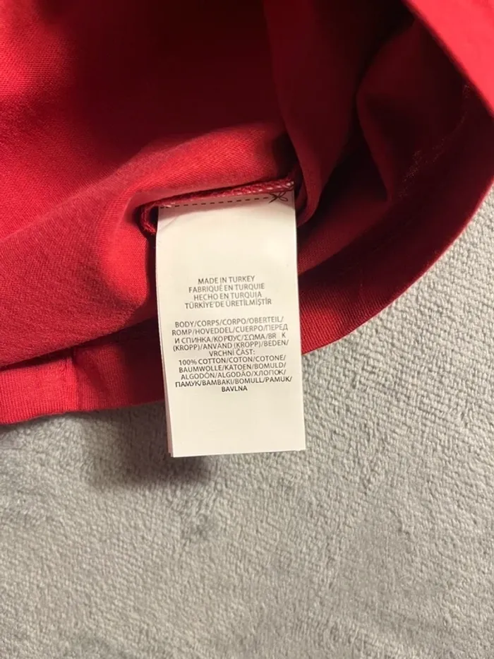 T-shirt Ralph Lauren Crewneck Embroidered Burgundy Yellow Poney – Taille L - photo numéro 6