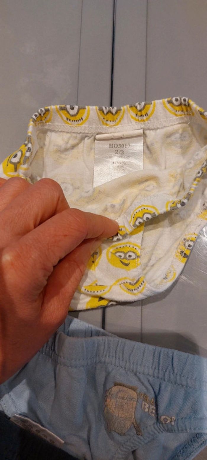 Lot de 3 slips minions 2 3 ans - photo numéro 6