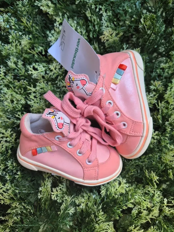 Chaussures petites filles licorne pointure 20, vertbaudet