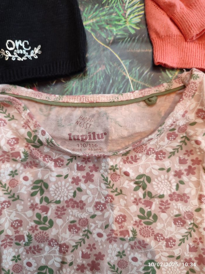 Blouse loupilou et gilets noir orchestra,rose jubel de 7 ans - photo numéro 2