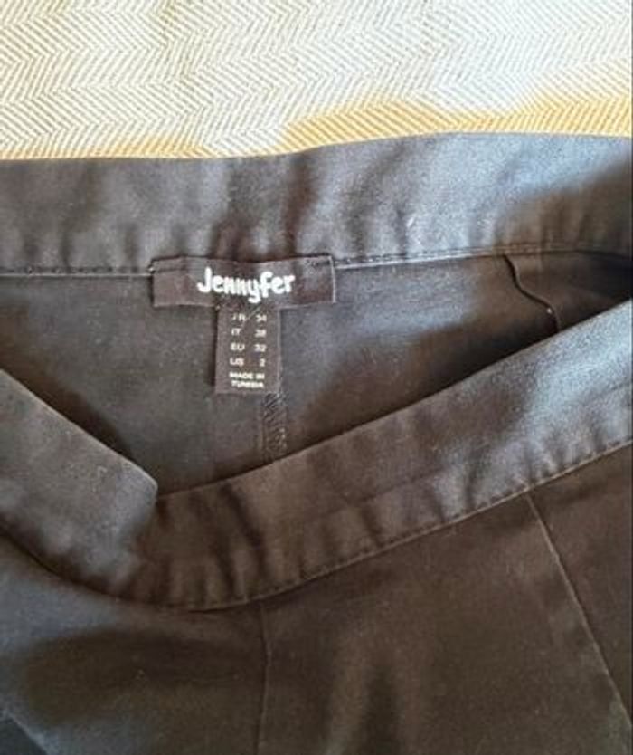 Short taille haute noir en coton - photo numéro 7