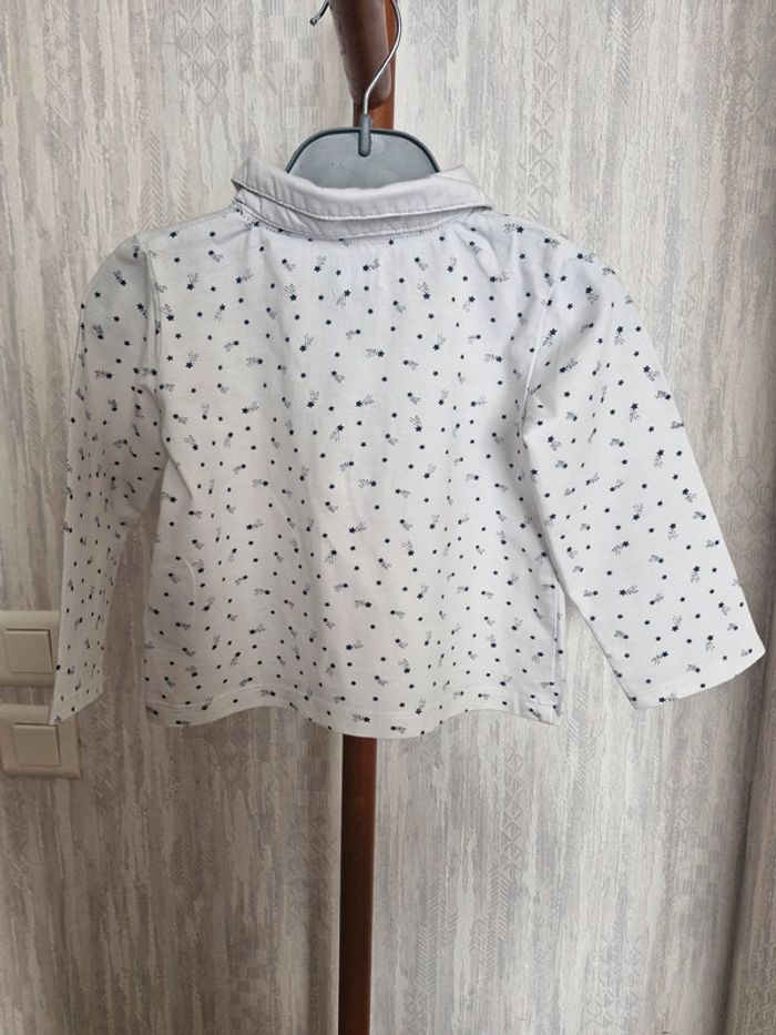 Polo manches longues bébé 24 mois Mots d'enfants Coton - photo numéro 5
