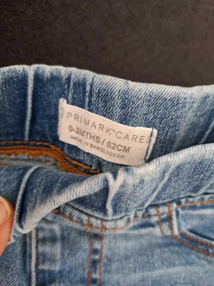 Lot de 1 jean et 1 pantalon bleu marine - photo numéro 3