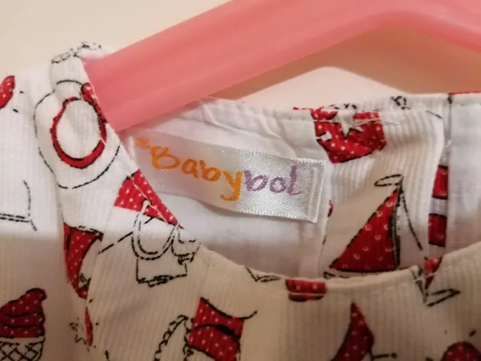 Robe été babybol taille 12 mois motif plage - photo numéro 3
