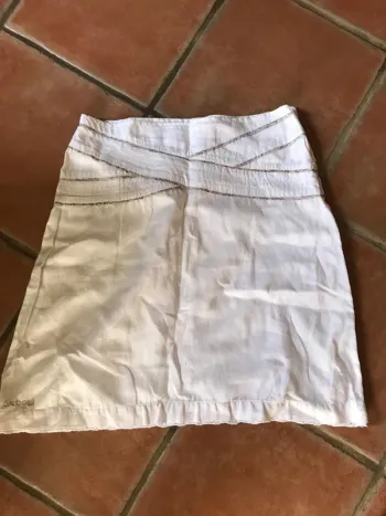 Jupe blanche oxbow en lin