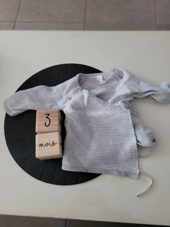 Gilet cache cœur 3 mois