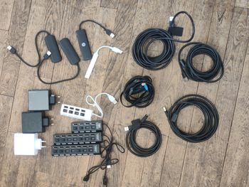 Lot de rallonge, multiprise et chargeur multi sortie USB