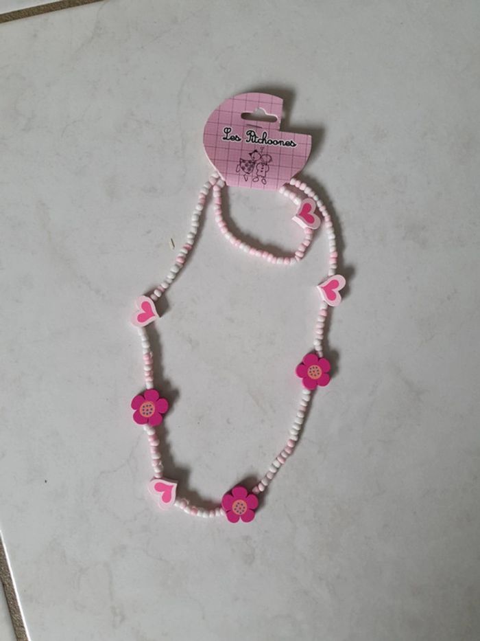 Bracelet et collier fille Neuf EVL - photo numéro 2