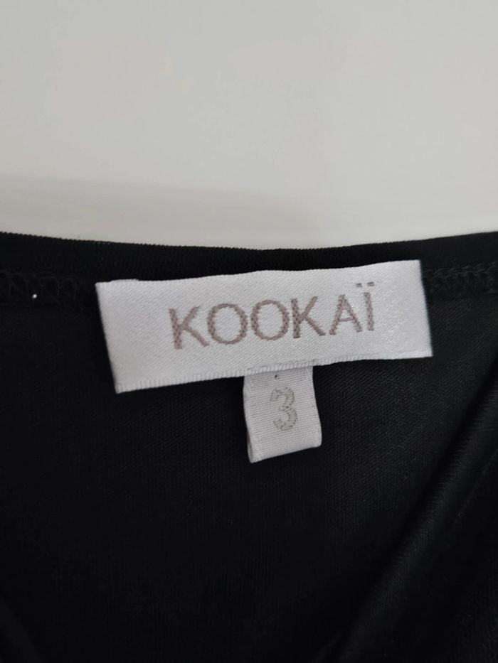 Robe asymétrique noire Kookai Vintage - photo numéro 3