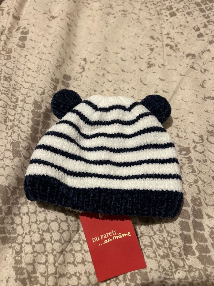 Bonnet hiver oreille ours NEUF