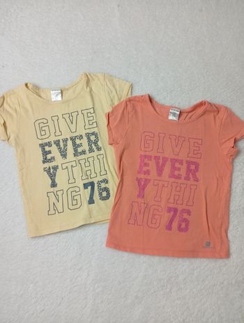 Lot de 2 maillots taille 5 ans