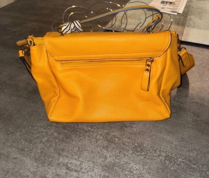 Sac à main moutarde avec noeud - photo numéro 2