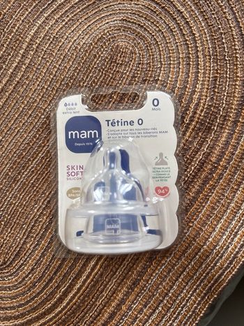 Tétine mam 0 mois 
