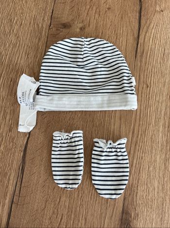 Bonnet moufles naissance