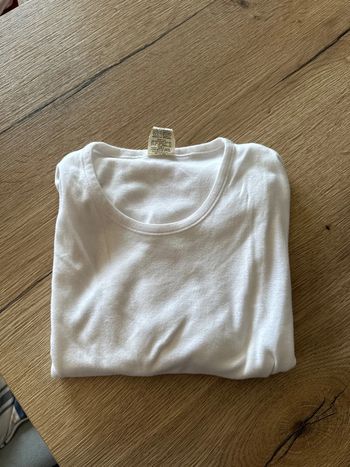 T shirt blanc coton