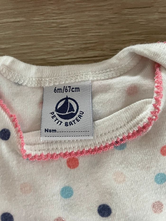 Bodies - petit bateau - 6 mois - photo numéro 5
