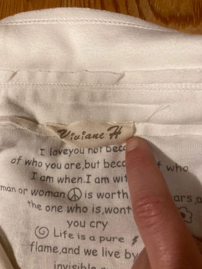 T-shirt manche longue Viviane H / vintage années 2000 - photo numéro 4