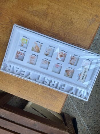 Cadre photo 1ere année bébé