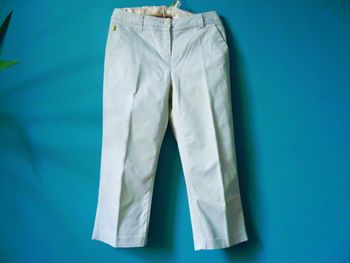 Pantalon Femme Aigle pantacourt blanc casse 36 S TBE