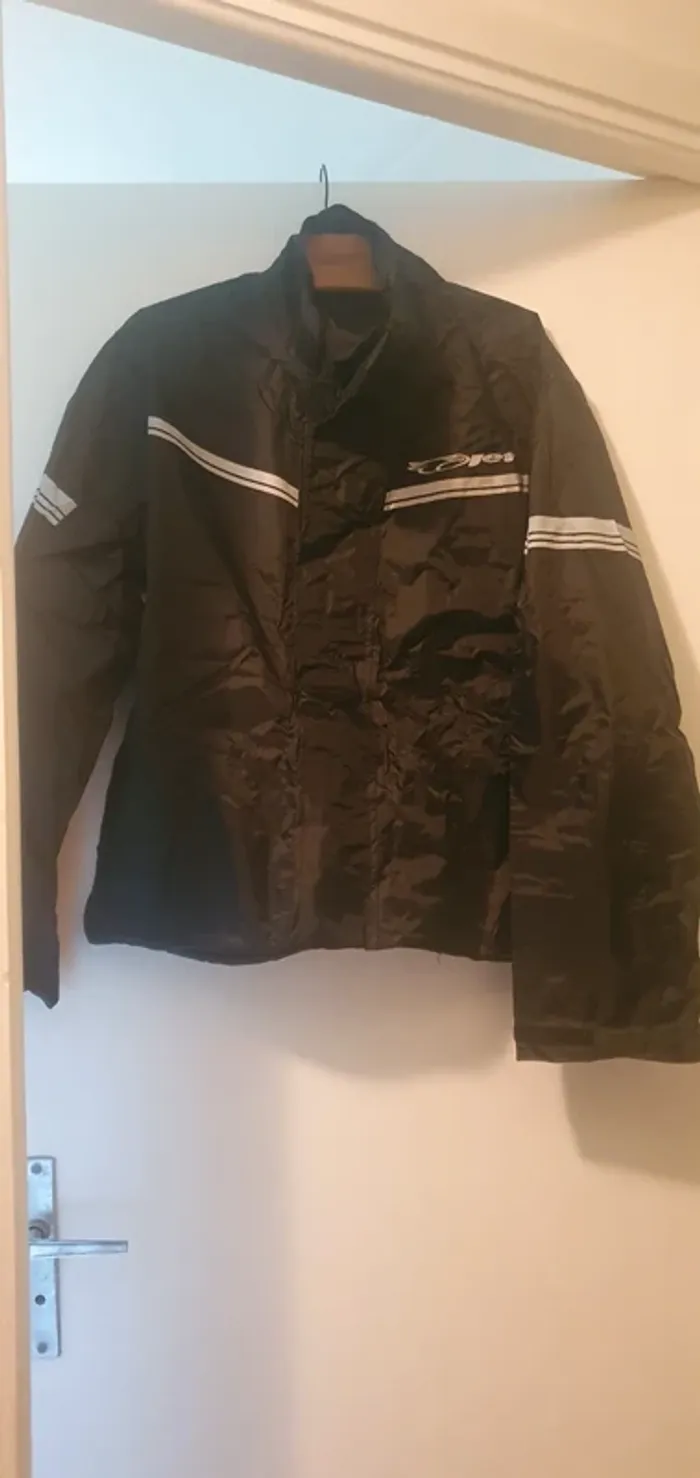 Veste Moto Imperméable Noir Xs avec étui de transport - photo numéro 2