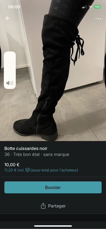 Vends bottes cuissardes en très bon état