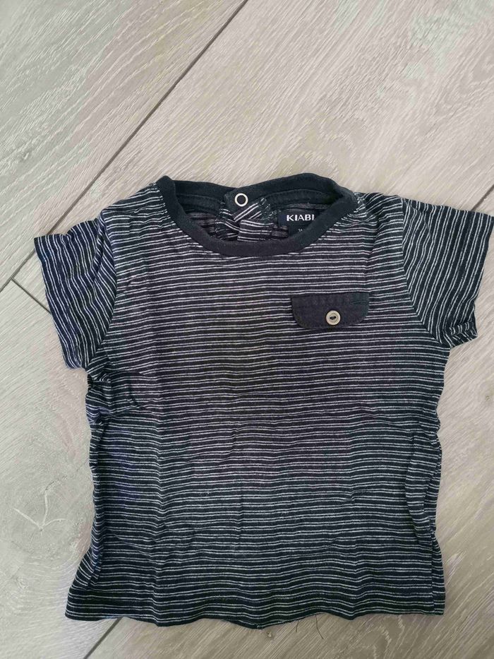 T shirt manche courte rayé