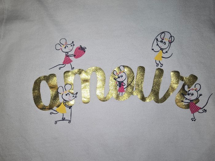 Tee shirt manches longues amour - photo numéro 2