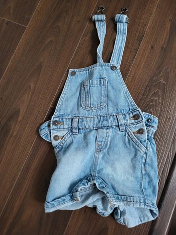 Salopette jeans courte