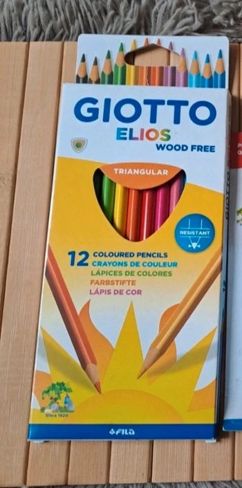 Giotto Crayons de couleur Elios Multicouleur 12 Pièces.