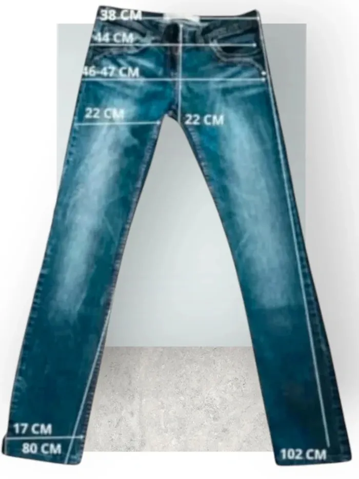 Jean TimeZone,coupe droite ,taille basse ,texture extensible - photo numéro 11