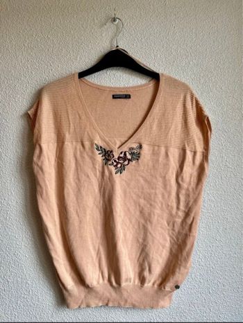 Pull sans manches beige rosé Bonobo