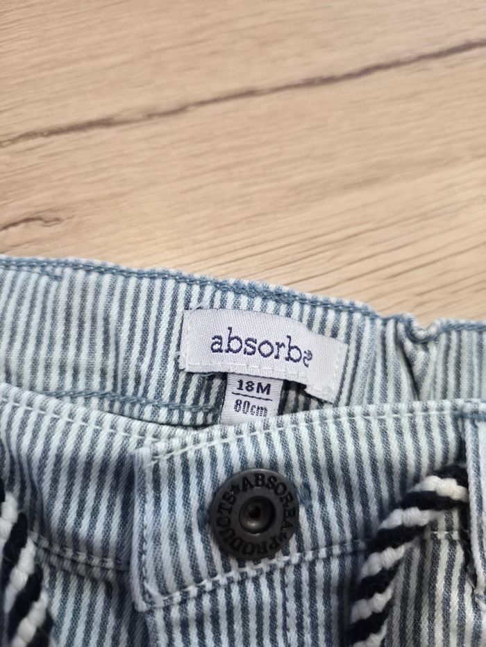 Short en jeans à rayures, Absorba, 18 mois - photo numéro 3