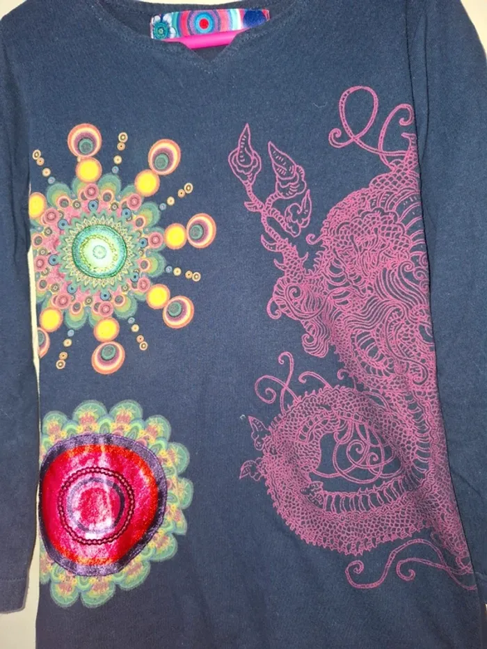 Tunique manches longues Desigual 7/8 ans - photo numéro 3