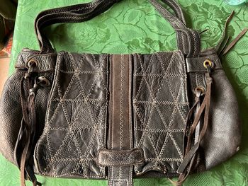 Sac à main vintage en cuir Zadig et Voltaire