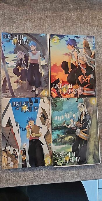 Lot de 4 mangas breath oh fire 4