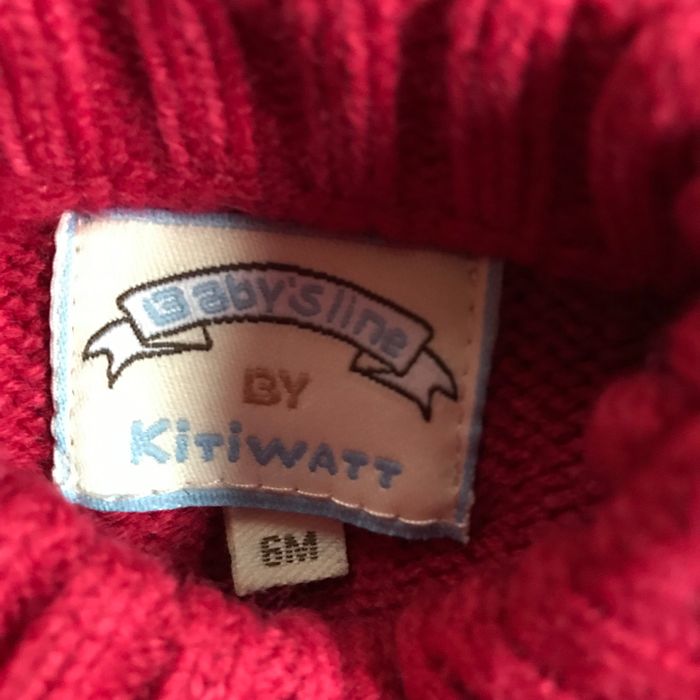 Pull framboise 6 mois Kitiwatt - photo numéro 4