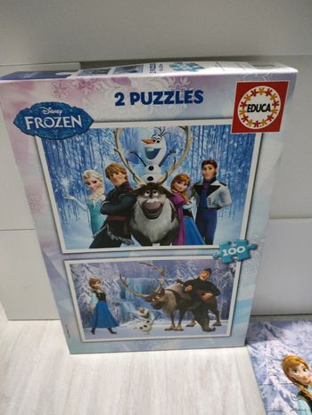 Puzzles duo reine des neiges