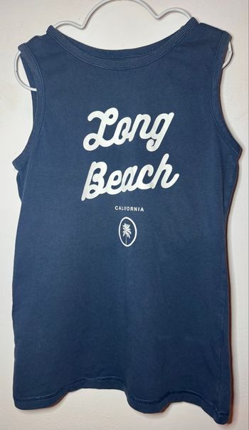 Débardeur bleu marine Long Beach /