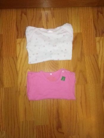 Lot bodies 12 mois manches longues