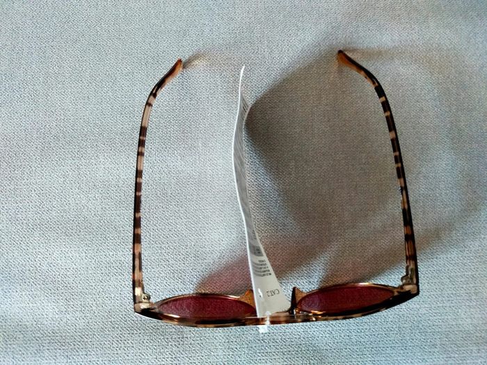 Lunettes de soleil miroir multicolores écaille - photo numéro 4