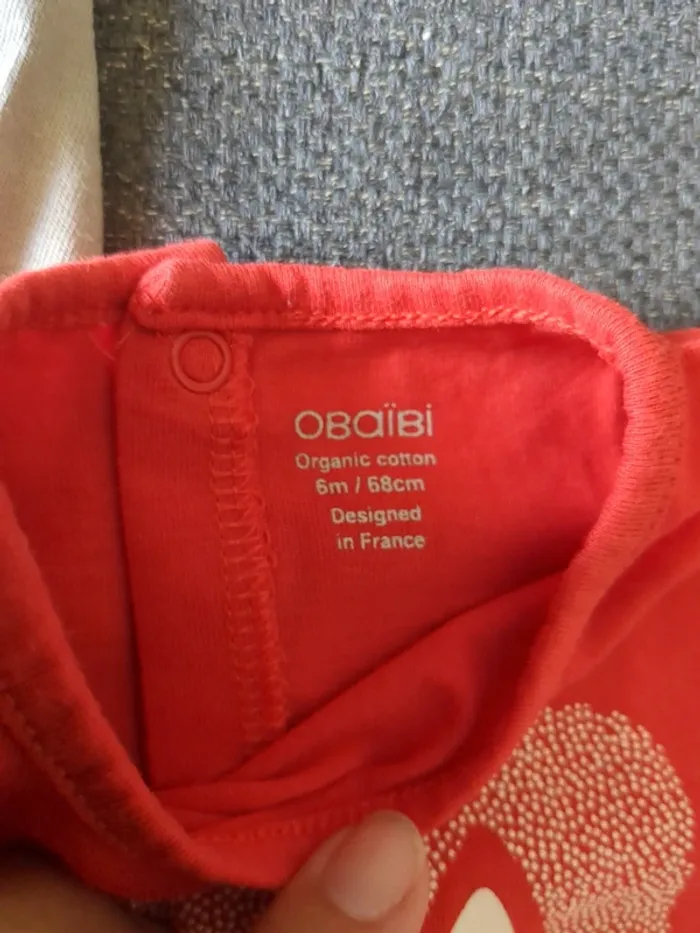 Lot de 6 tee shirts/ polos bébé garçon taille 6 mois 68 cm - photo numéro 8