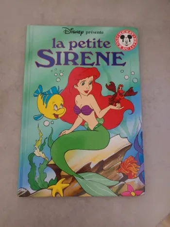 Livre La petite Sirène Disney Mickey club du livre
