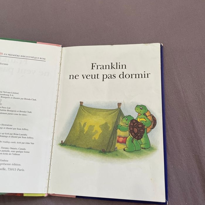 Livre Franklin ne veux pas dormir - photo numéro 2