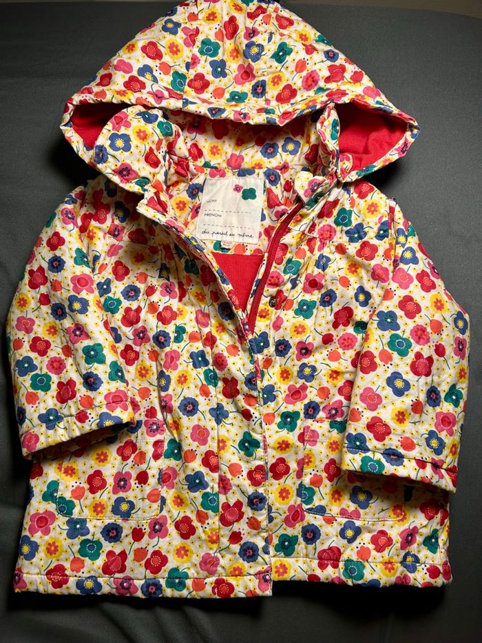 Manteau bébé multicolore DPAM 18 mois TBE - photo numéro 5