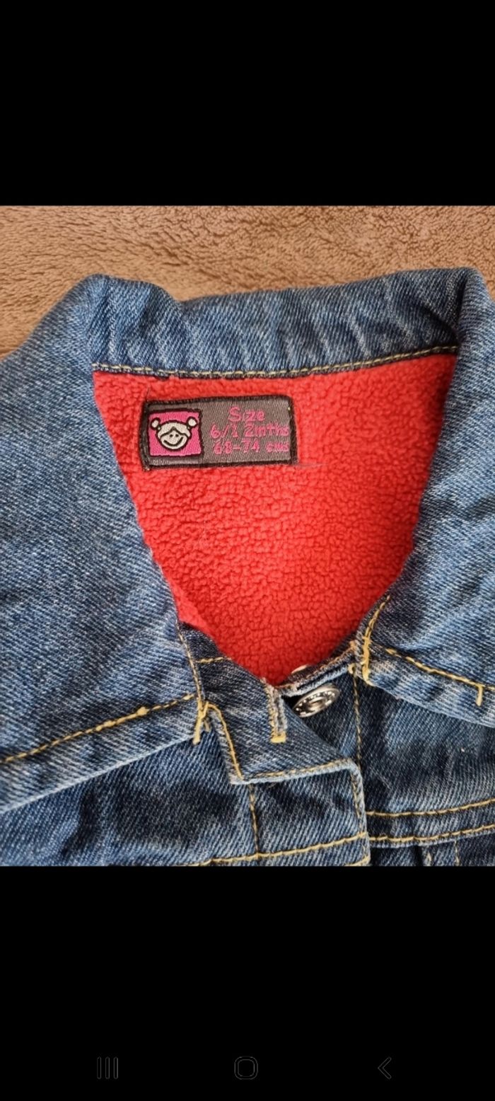 Veste en jean fourré à l'intérieur - photo numéro 2