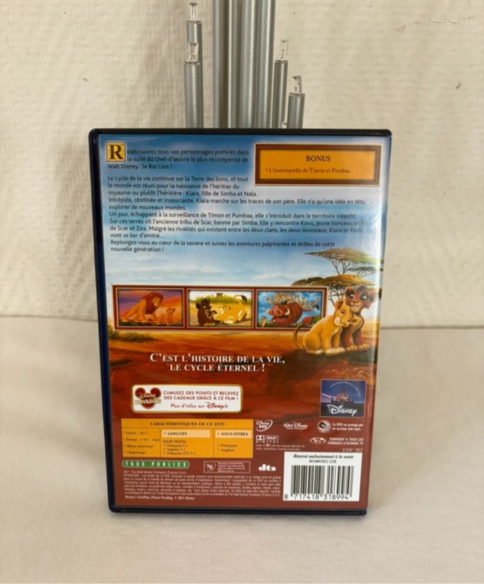 • Dvd Disney numéroté ~ Le roi lion (38) & Le roi lion 2 (49) • - photo numéro 10