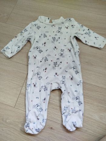 Pyjama renard mes petits cailloux